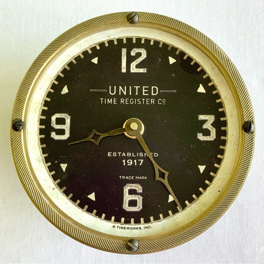 Timeworks, Inc. United Time Register Co. Wall Clock